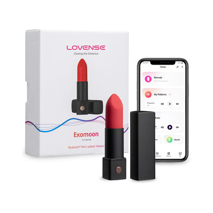 Lovense Exomoon App-compatible Lipstick Vibrator