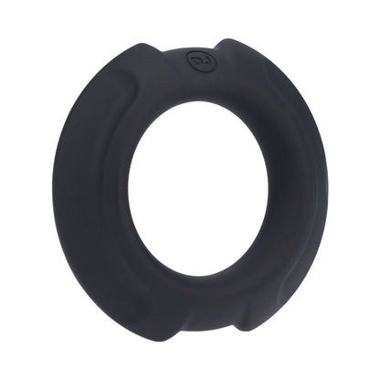 Optimale Flexisteel Silicone, Metal Core Cock Ring 35 Mm Black