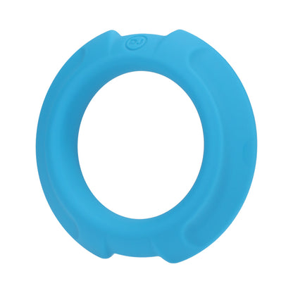 Optimale Flexisteel Silicone, Metal Core Cock Ring 43 Mm Blue