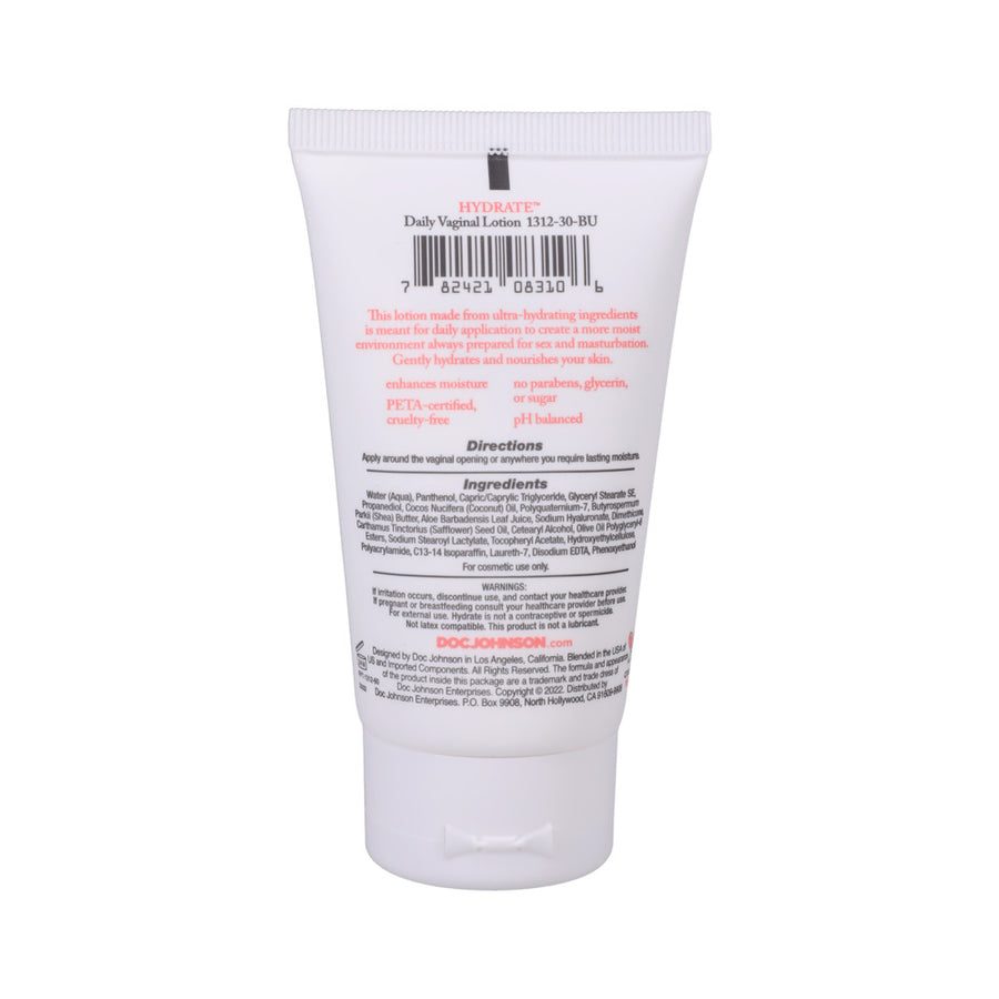 Intimate Enhancements Hydrate Daily Vaginal Lotion 2oz Bulk