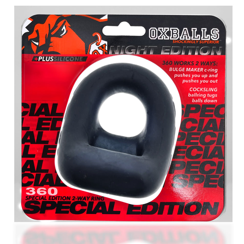 Oxballs 360 Dual-Use Cockring Plus+Silicone Special Edition Night