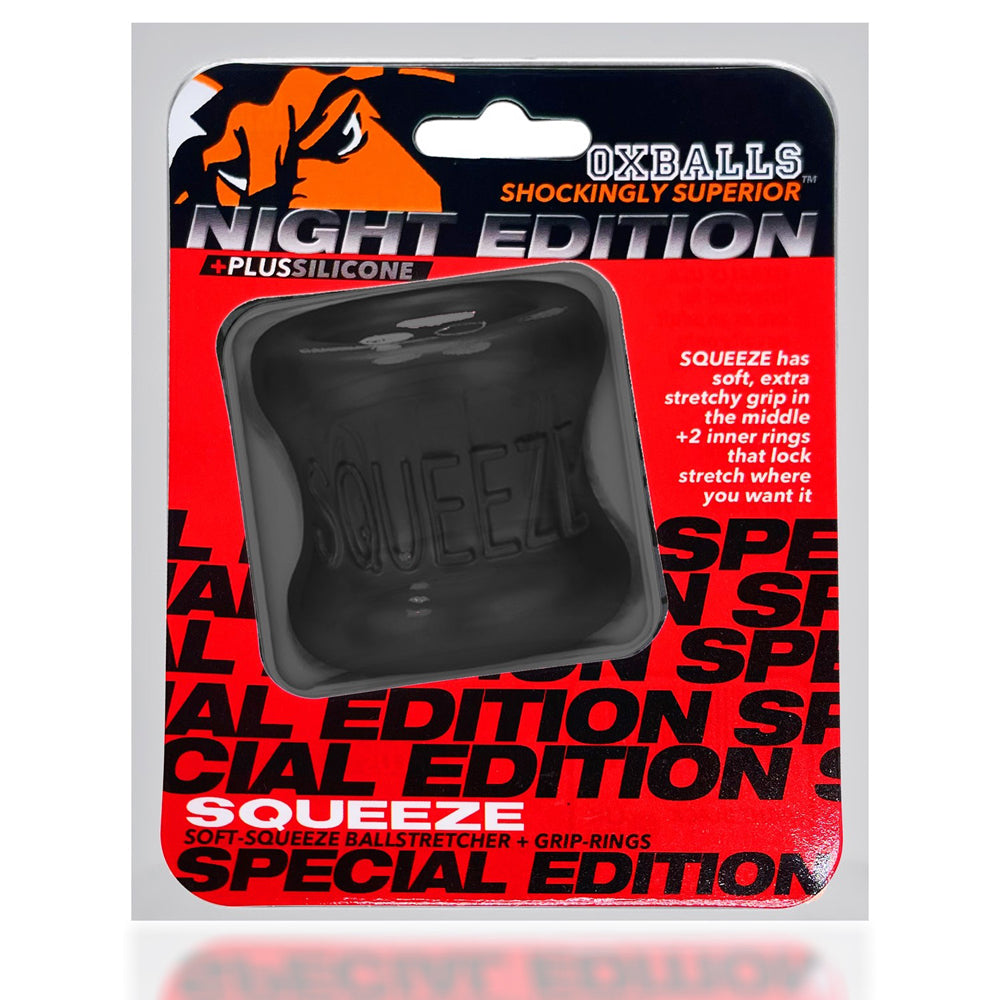 Oxballs Squeeze Ballstretcher Plus+Silicone Special Edition Night