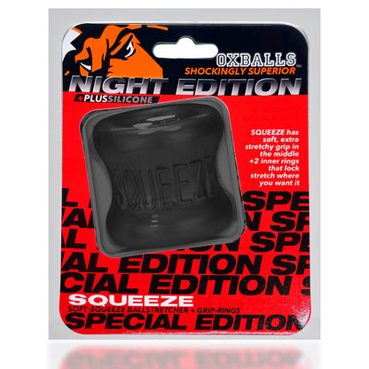 Oxballs Squeeze Ballstretcher Plus+Silicone Special Edition Night