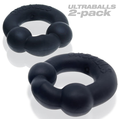 Oxballs Ultraballs 2-Pack Cockring Plus+Silicone Special Edition Night