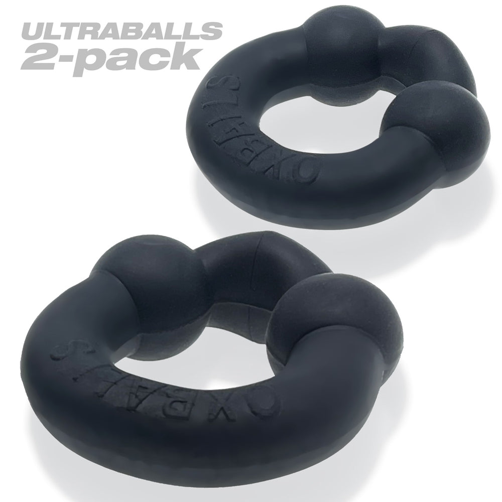 Oxballs Ultraballs 2-Pack Cockring Plus+Silicone Special Edition Night