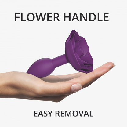 Love To Love Open Roses Anal Plug Small Purple Rain