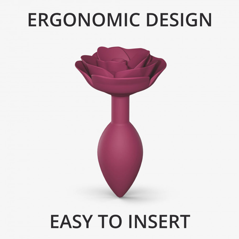 Love To Love Open Roses Anal Plug Medium Plum Star