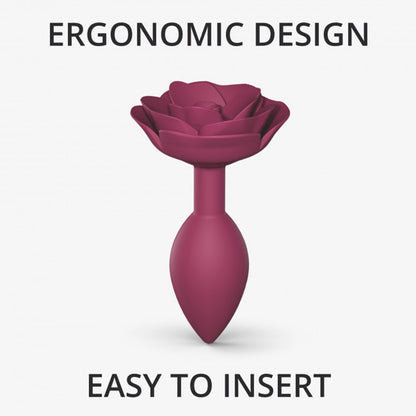 Love To Love Open Roses Anal Plug Medium Plum Star