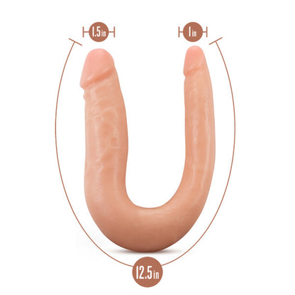Dr. Skin Dr. Double Double Dong Silicone 12 In. Vanilla