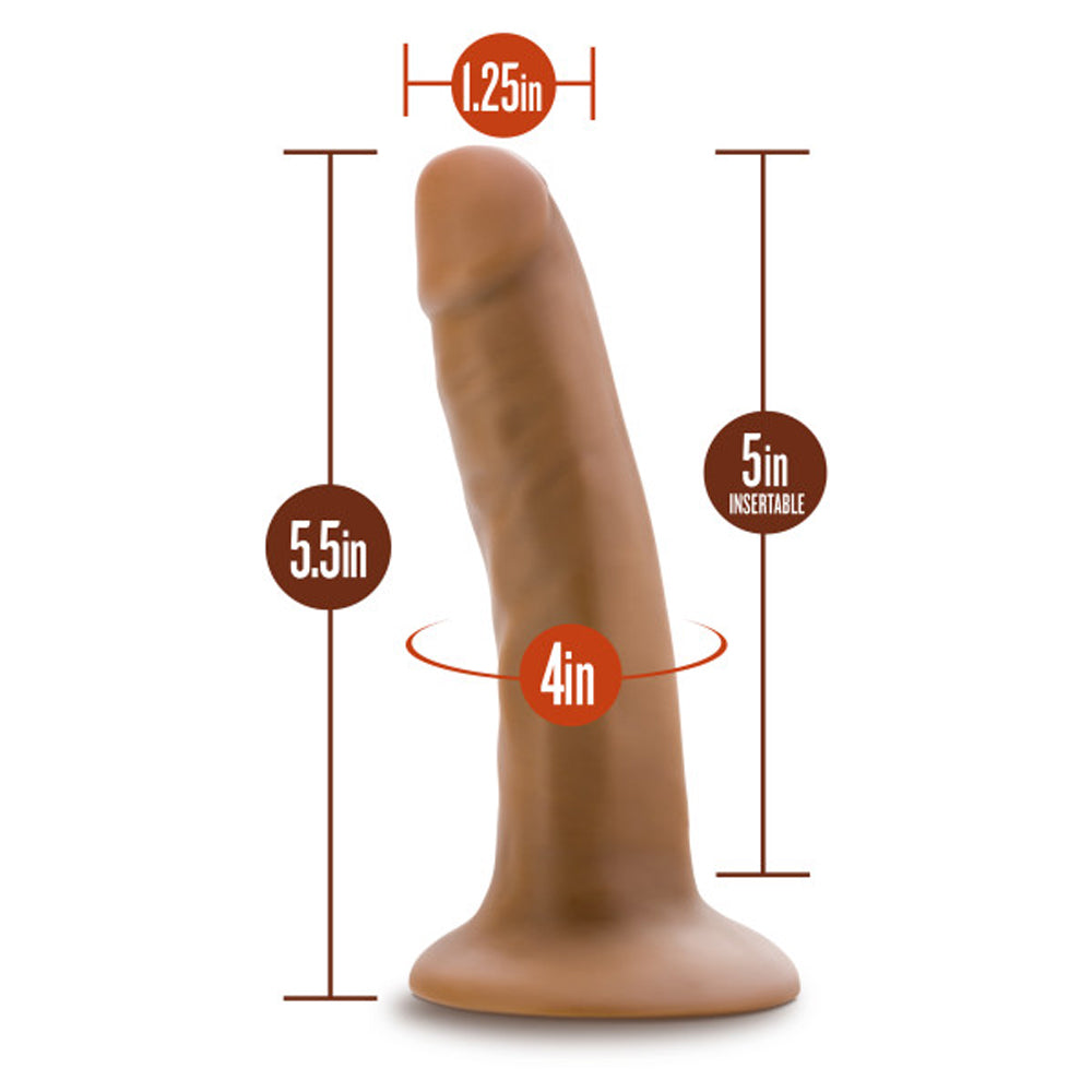 Dr. Skin Dr. Lucas Dong With Suction Cup Silicone 5 In. Mocha