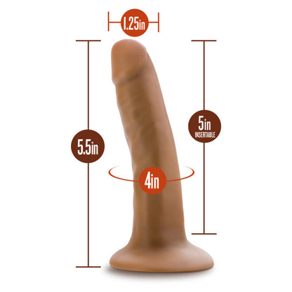 Dr. Skin Dr. Lucas Dong With Suction Cup Silicone 5 In. Mocha