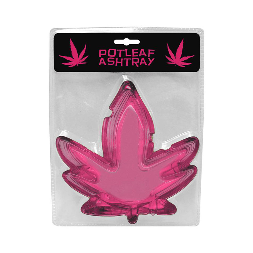 Pink Pot Leaf Ashtray