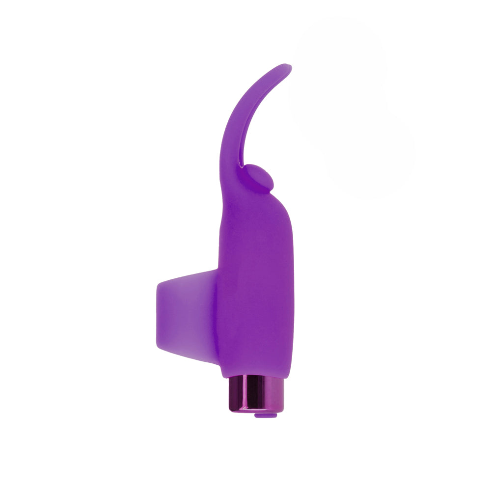 Powerbullet Teasing Tongue With Mini Rechargeable Bullet 2.5 In. Purple