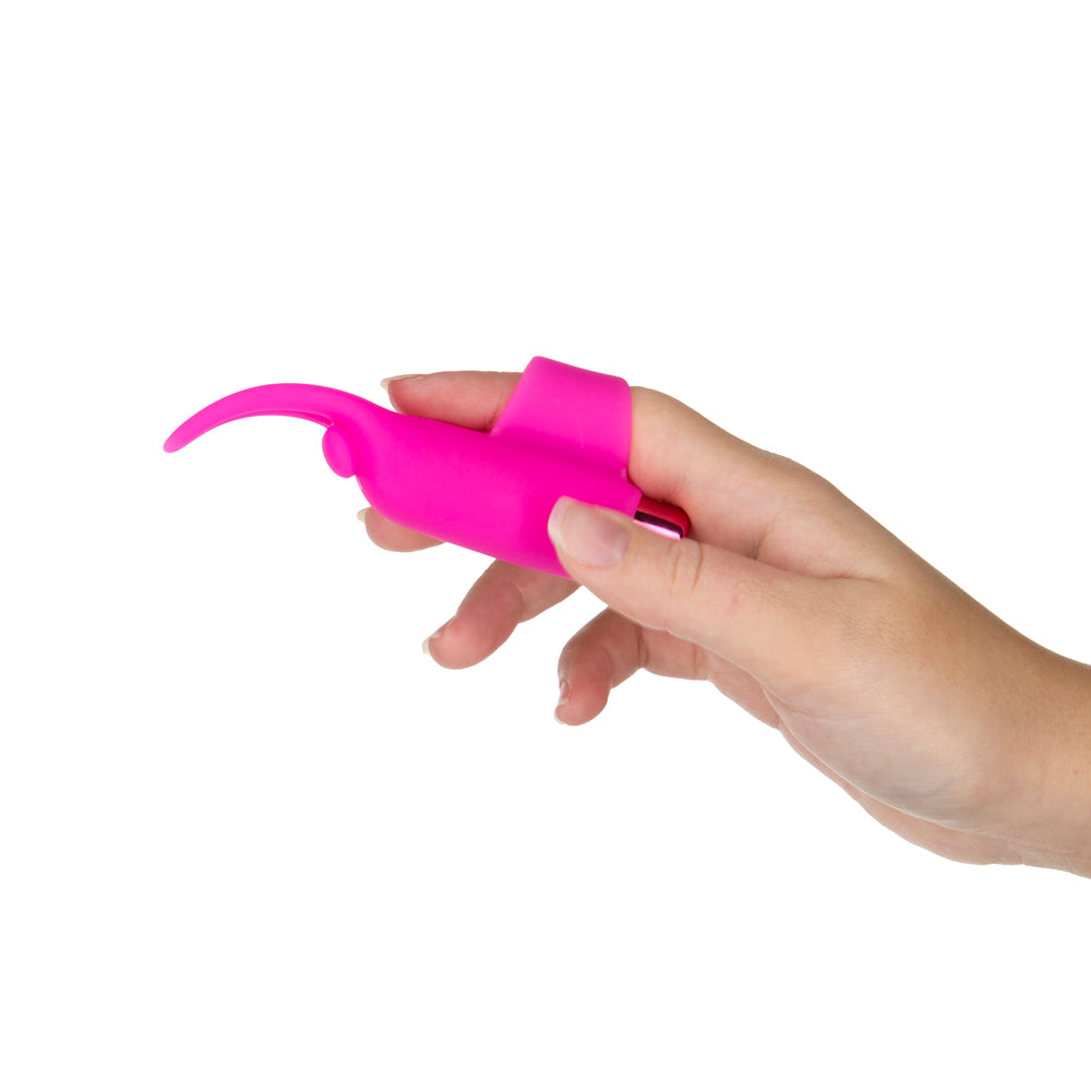 Powerbullet Teasing Tongue With Mini Rechargeable Bullet 2.5 In. Pink