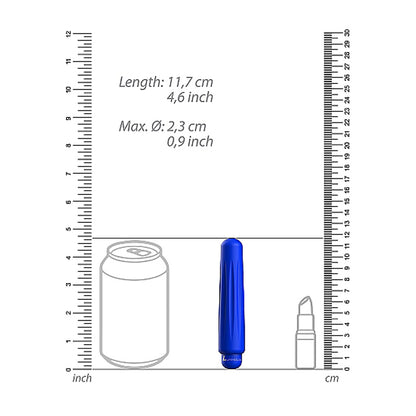 Luminous Delia Abs Bullet With Silicone Sleeve 10 Speeds Royal Blue