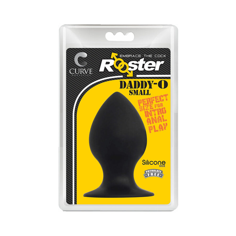 Rooster Daddy-o Small Anal Plug Black