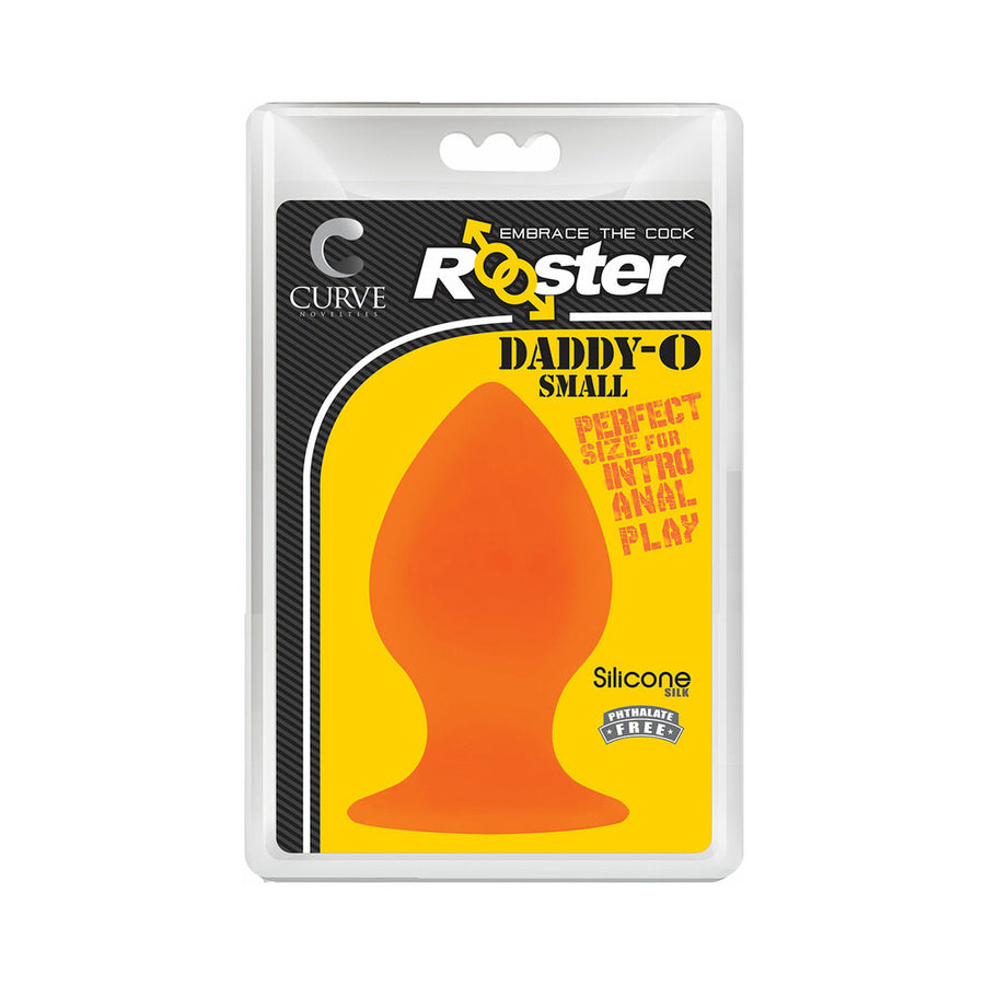 Rooster Daddy-o Small Anal Plug Orange