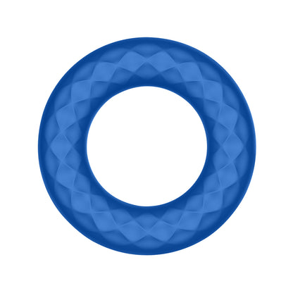 Forto F-15: Silicone Vibrating Cock Ring Blue