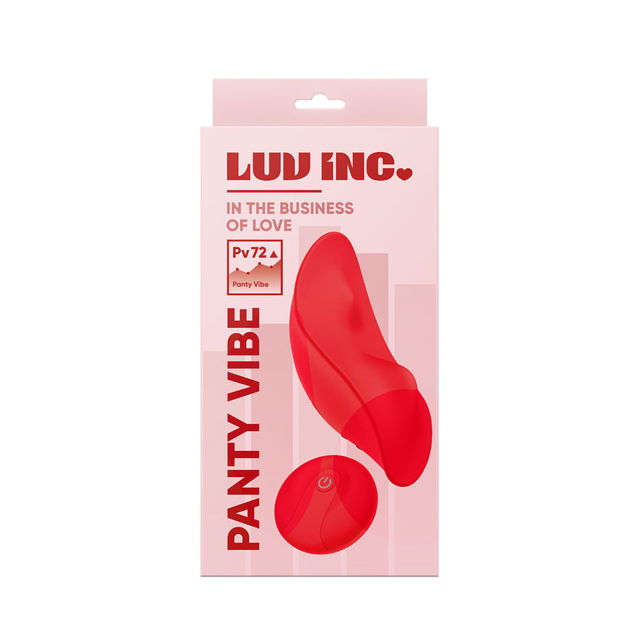 Luv Inc Pv72 Panty Vibe Red