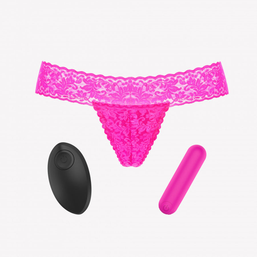Love To Love Secret Panty 2 Neon Pink (gift Bag Packaging)
