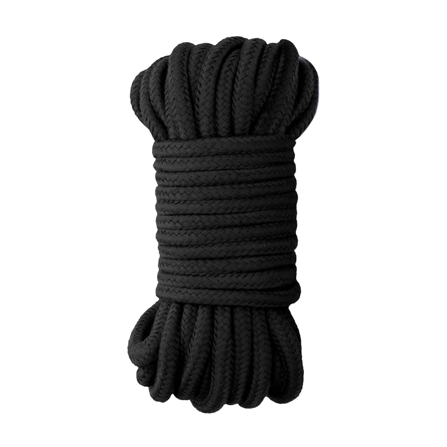 Ouch! Black &amp; White Japanese Rope 10 Meters Black