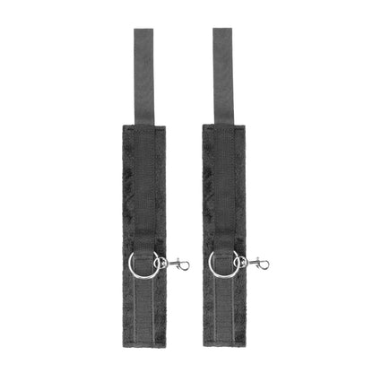 Ouch! Black &amp; White Velcro Hogtie With Hand And Ankle Cuffs Black