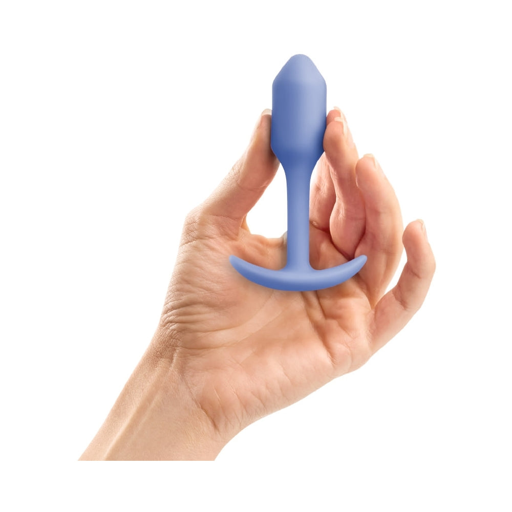 B-Vibe Weighted Snug Plug 1 - 55 G Violet
