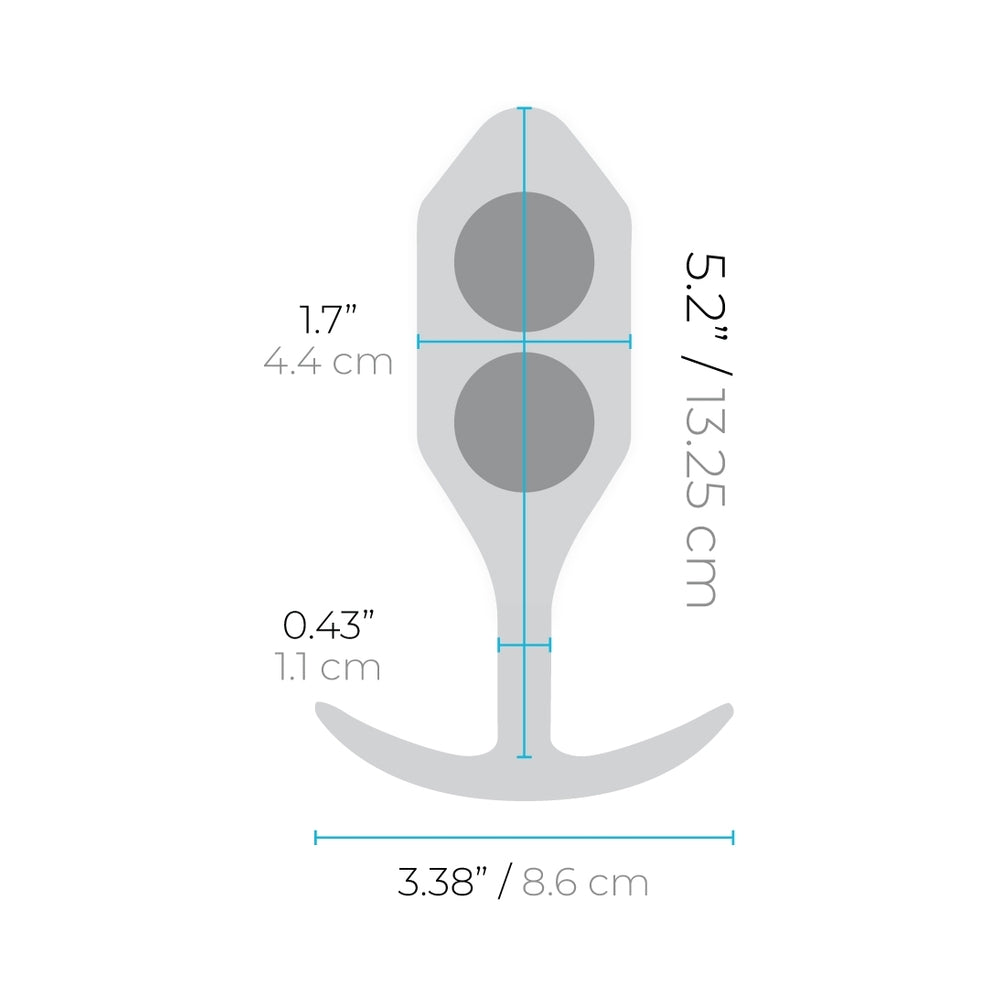 B-Vibe Weighted Snug Plug 4 - 257 G Army