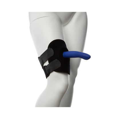Gender Fluid Thigh Rider Strap-On Harness Black Fits S-L