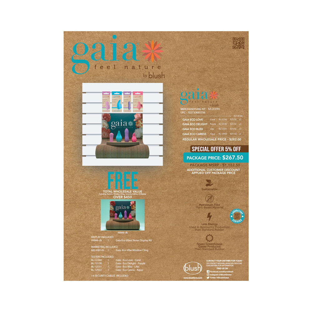 Blush Gaia Feel Nature Merchandising Kit