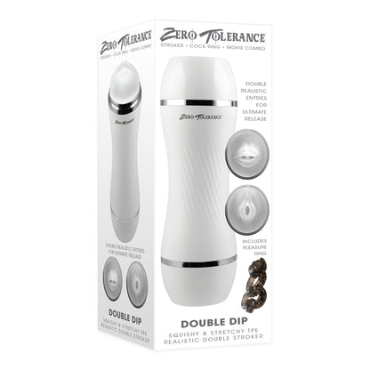 Zt Double Dip With Pleasure Ring White