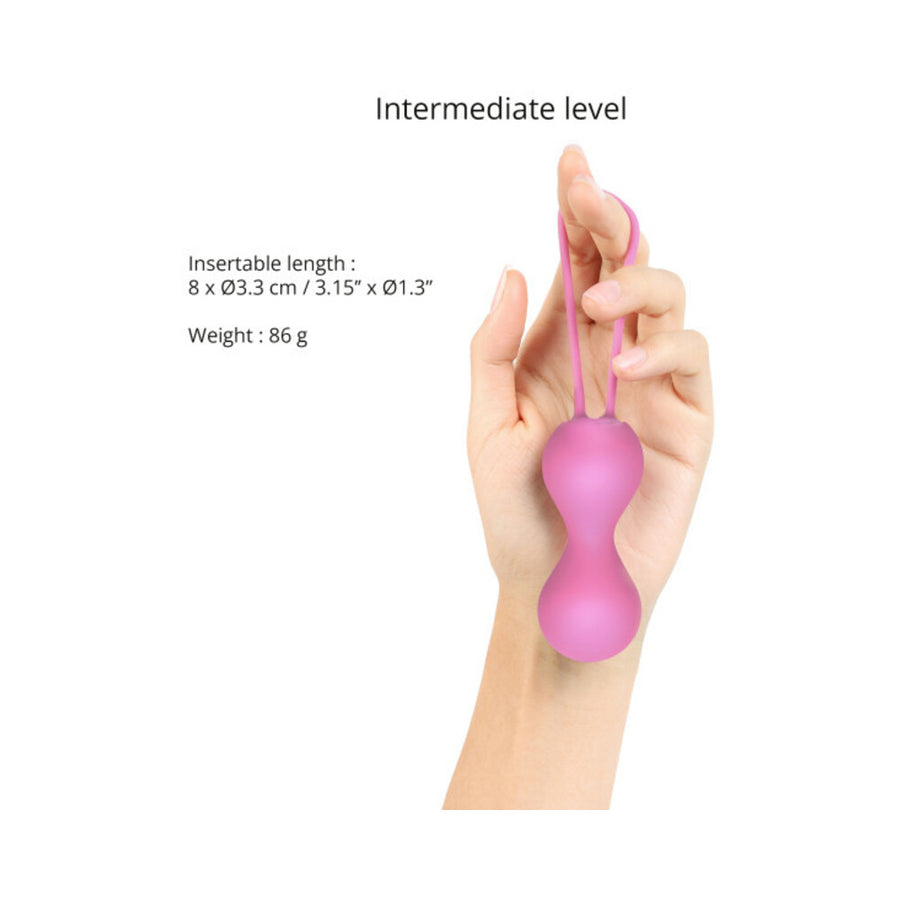 Love To Love Joia Silicone Kegel Balls Pink Passion
