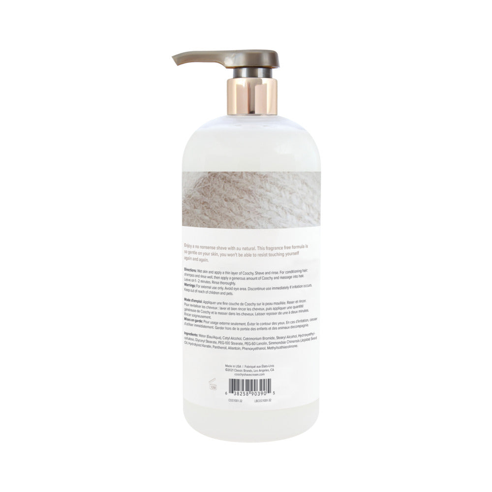 Coochy Shave Cream Au Natural 32Oz