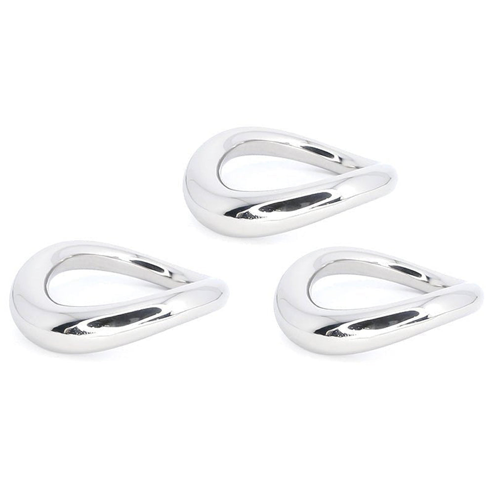 Oxy Ergonomic Cock Ring Stainless Steel 1.7 In.