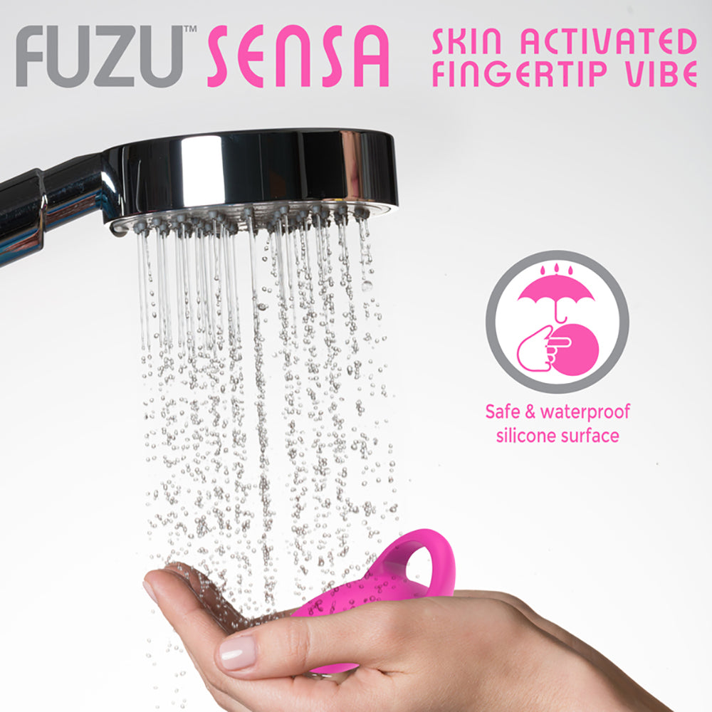 Fuzu Sensa Rechargeable Skin-activated Fingertip Vibe Pink