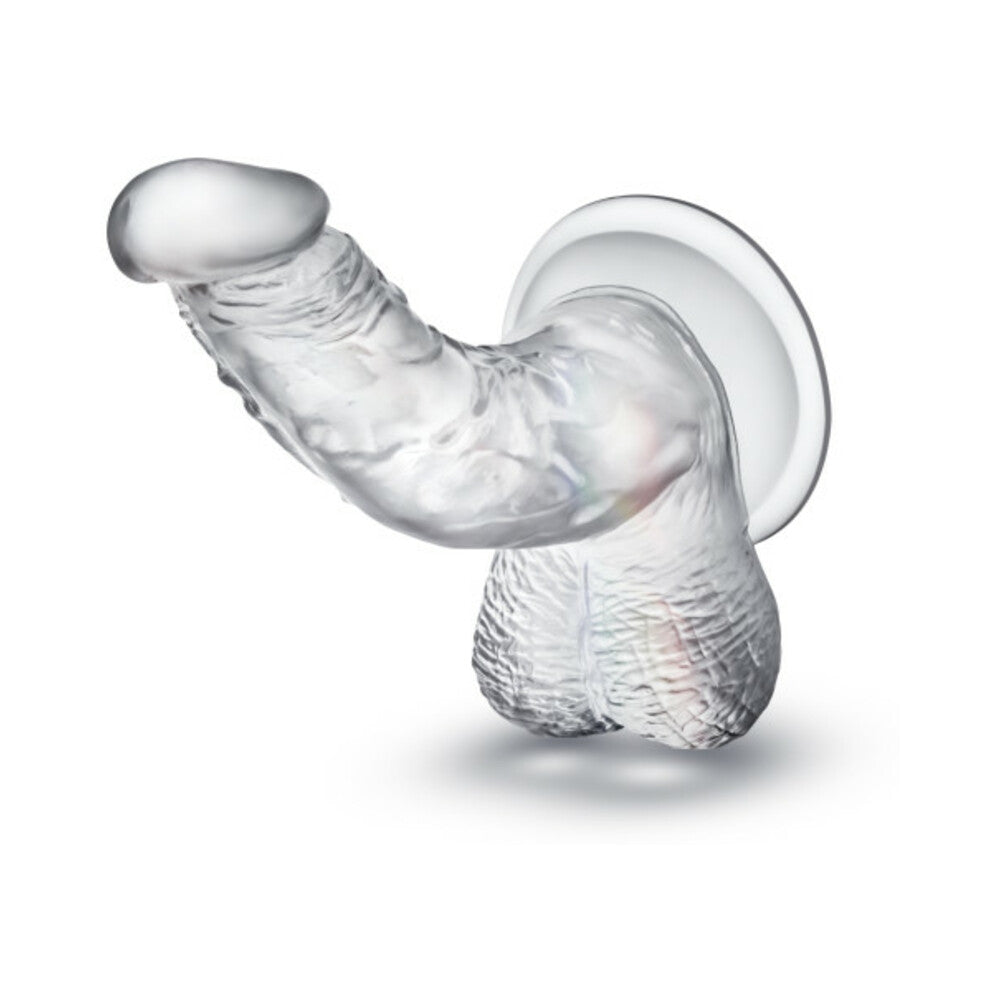 B Yours Diamond Sparkle 6 In. Realistic Dildo Clear