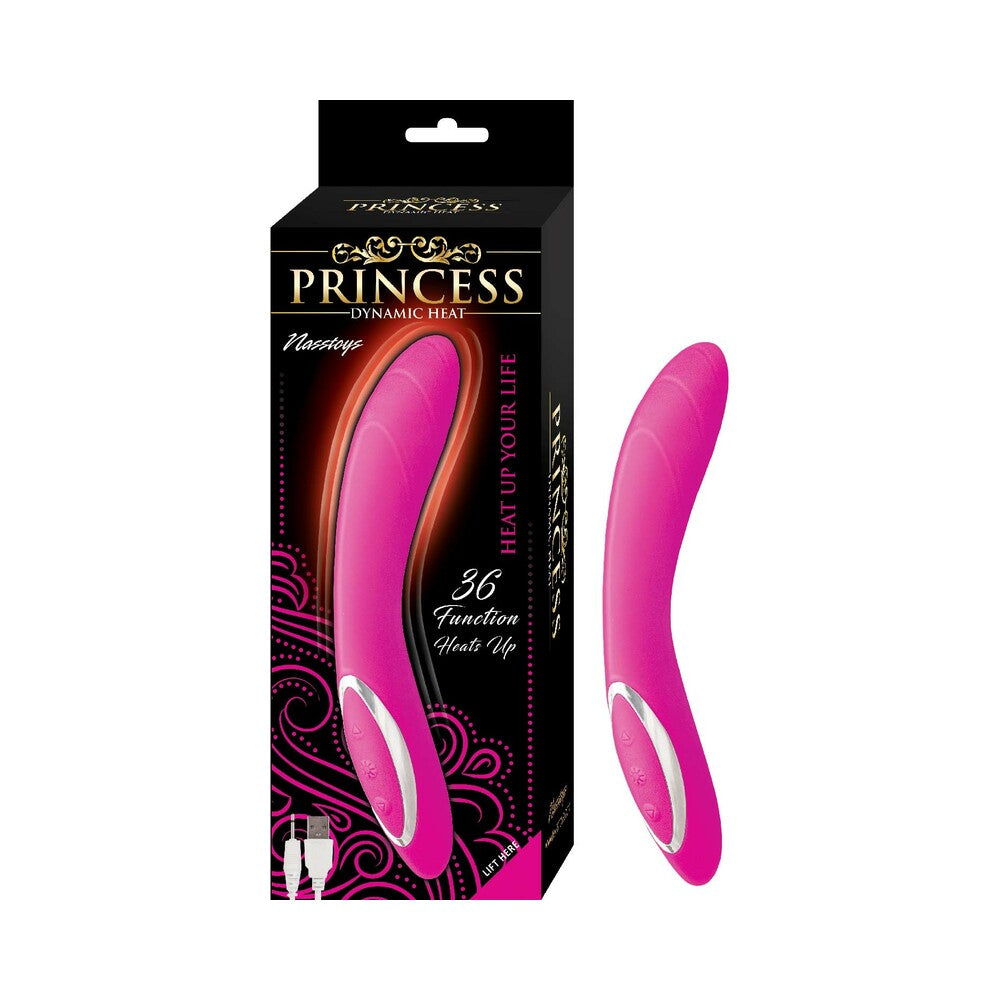 Princess Dynamic Heat G-spot Vibrator Silicone Pink