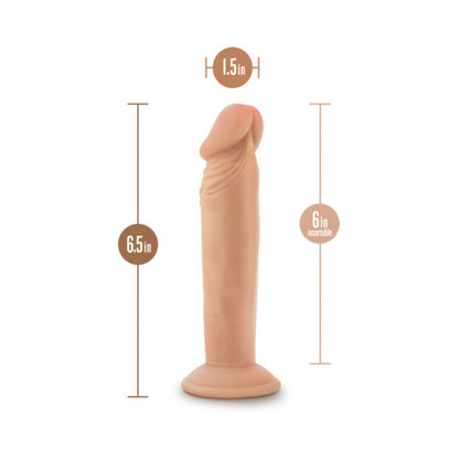Dr. Skin Plus 6In Posable Dildo Vanilla