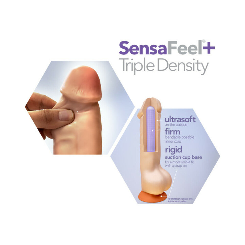 Dr. Skin Plus 7In Posable Dildo Vanilla