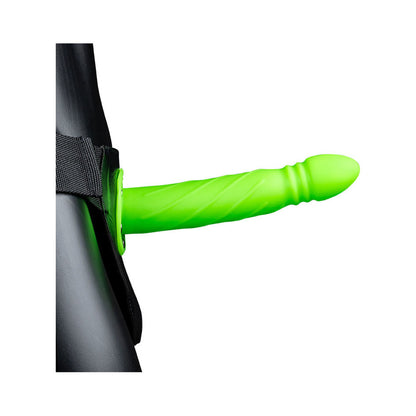 Ouch! Twisted Hollow Strap-On 8 In. G.i.t.d.
