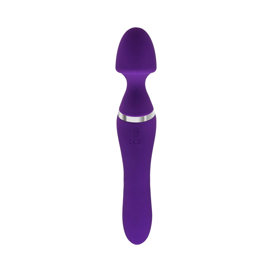 Adam &amp; Eve The Dual End Twirling Wand Silicone Purple