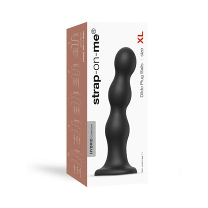 Strap-on-me Dildo Plug Balls Xl Black