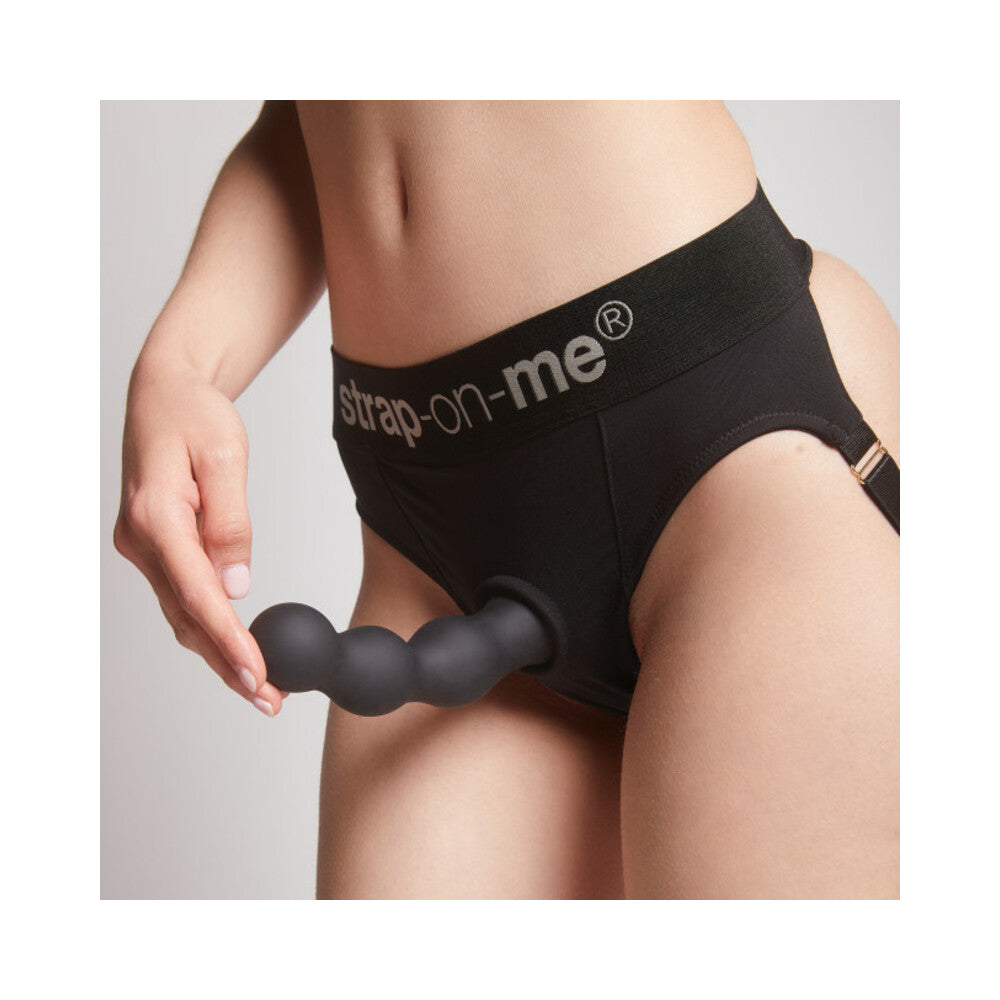 Strap-on-me Dildo Plug Balls Xxl Black