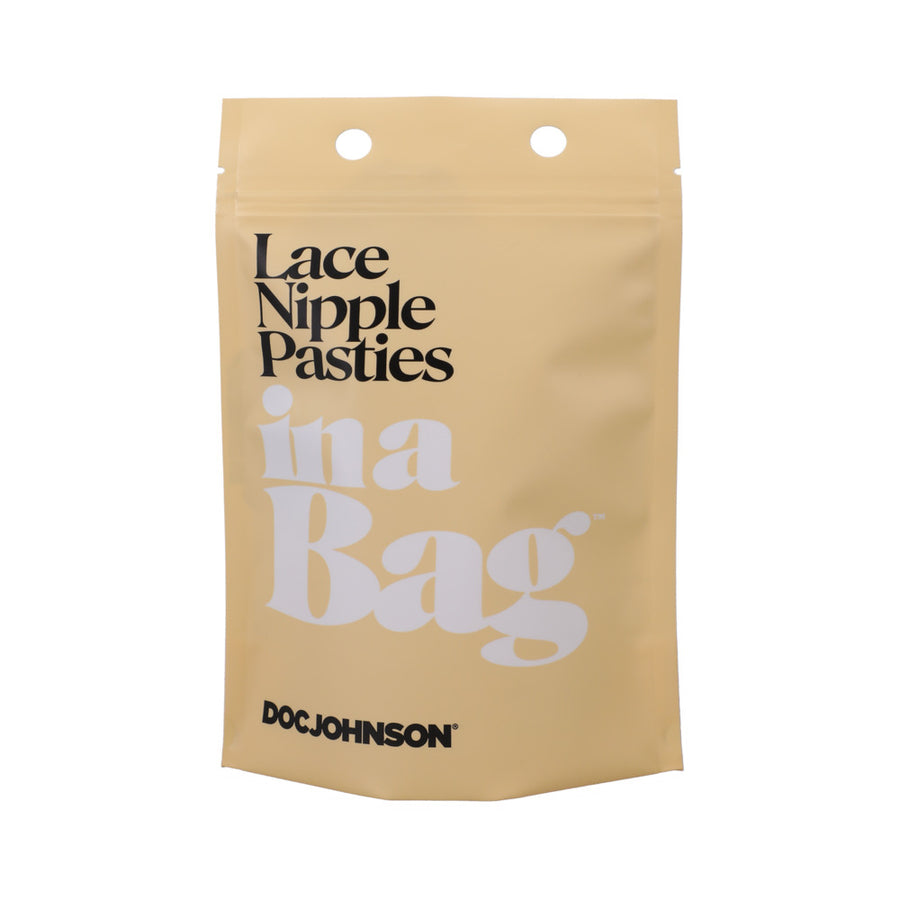 In A Bag Lace Nipple Pasties Black