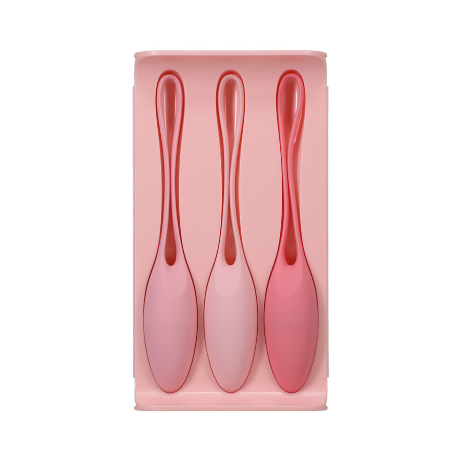 In A Bag Kegel Trainer 3-piece Set Pink