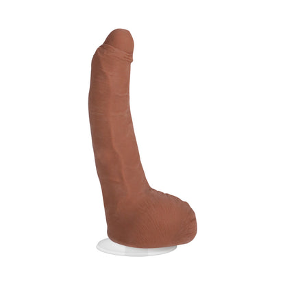 Signature Cocks Leo Vice Ultraskyn Cock With Removable Vac-u-lock Suction Cup 6in Caramel