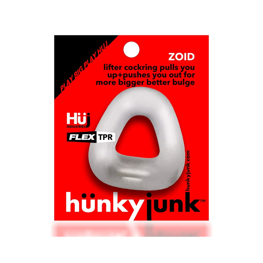 Hunkyjunk Zoid Trapezoid Lifter Cockring Clear Ice