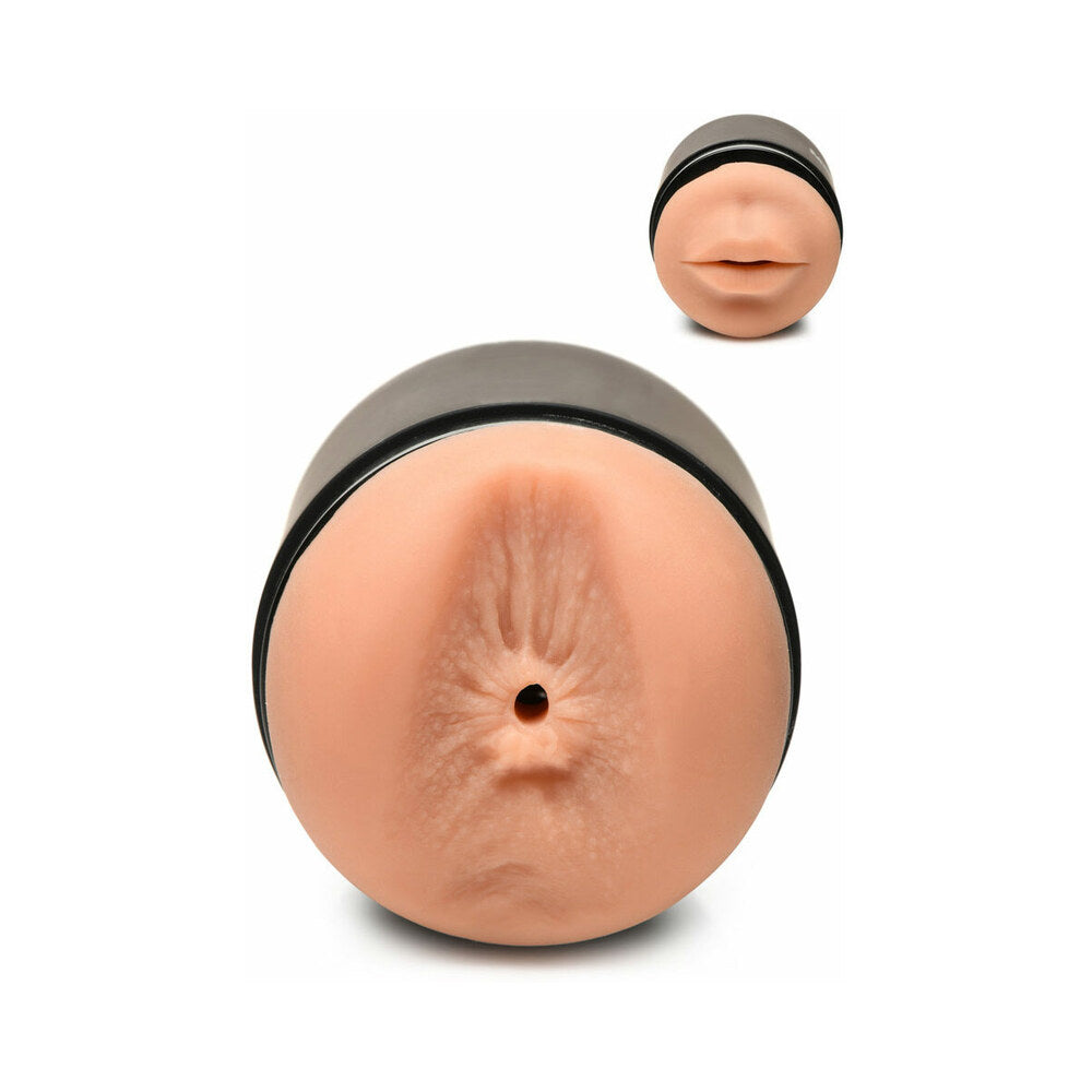 Curve Novelties Mistress Mini Double Stroker Ass &amp; Mouth - Medium