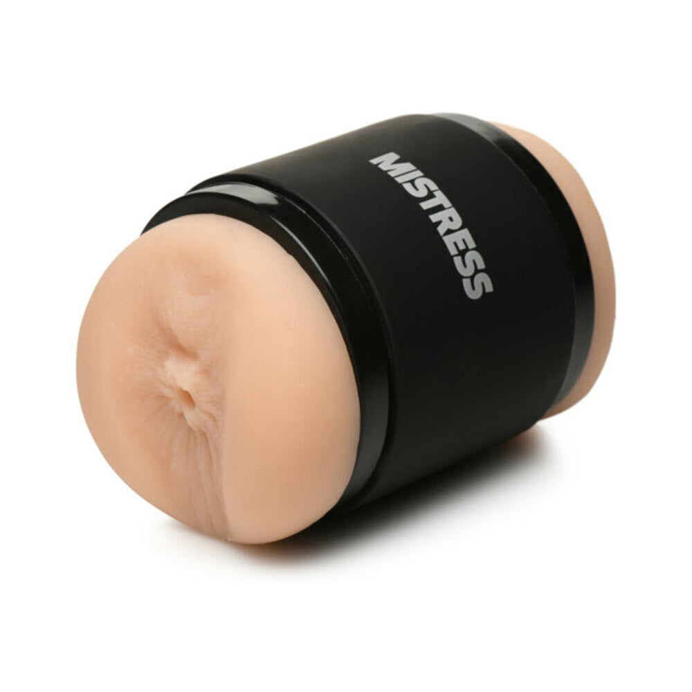 Curve Novelties Mistress Mini Double Stroker Pussy &amp; Ass - Light