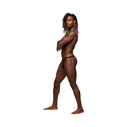 Male Power Magnificence Micro V Thong Black L/xl